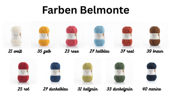 Bio-Pullover Belmonte aus 50 % Bio-Baumwolle und 50 % Bio-Wolle, GOTS-zertifiziert